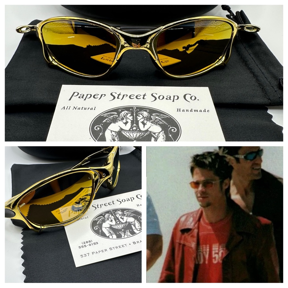 Paperstreetshade Fight Club Tyler Durden NEW Oliver Peoples 523 xmetal Brad Pitt